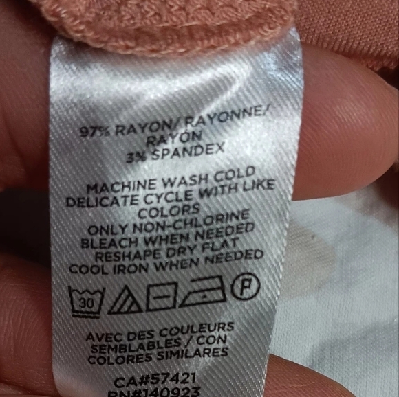 3 X$20. Pink LOFT long sleeve dolman tee - Picture 7 of 7